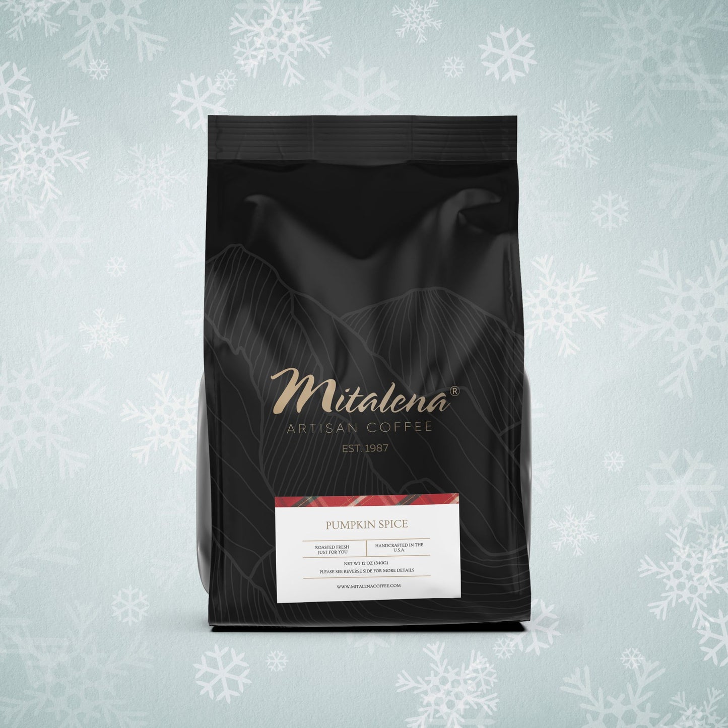 Mitalena Coffee - Pumpkin Spice Decaf, 12 oz.