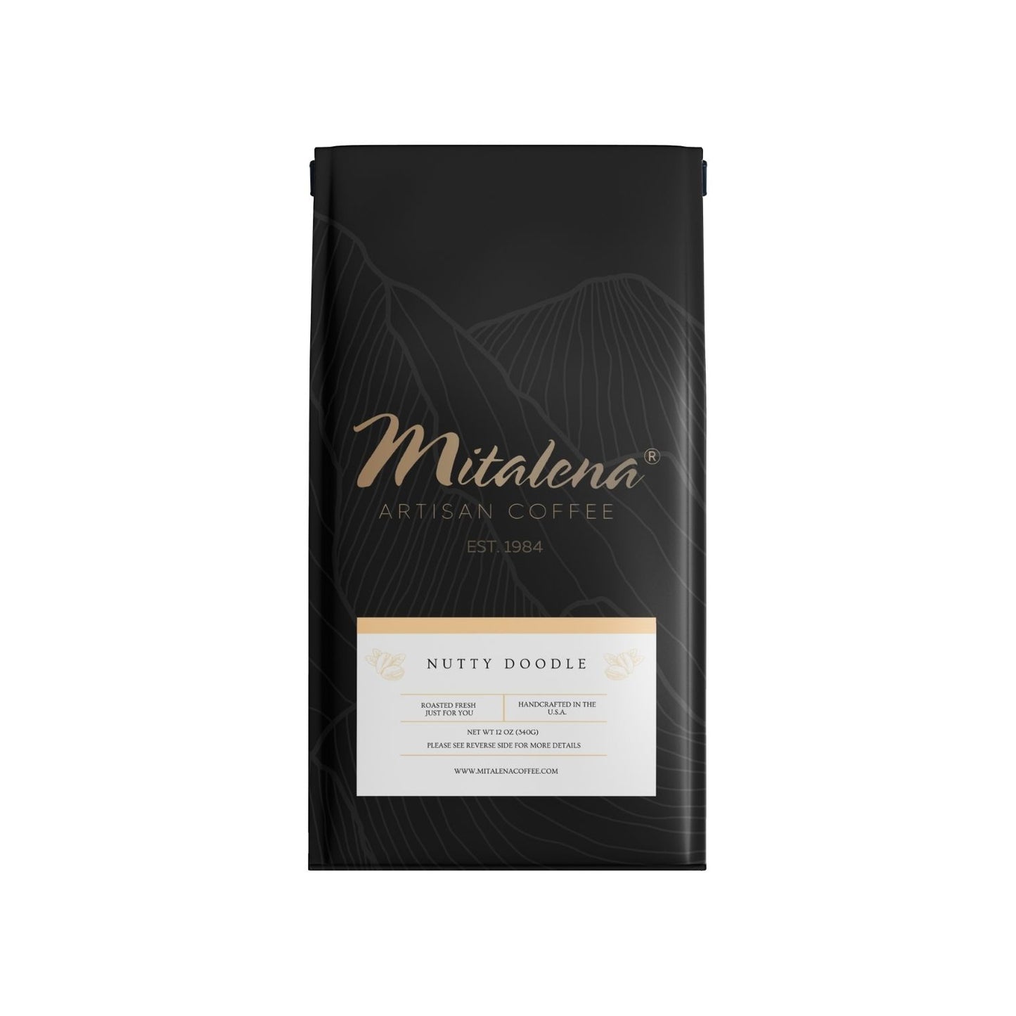 Mitalena Coffee - Nutty Doodle Decaf, 12 oz.