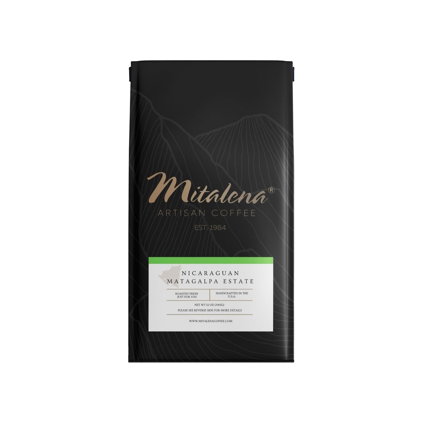 Mitalena Coffee - Nicaraguan Matagalpa Estate Green, 12 oz.