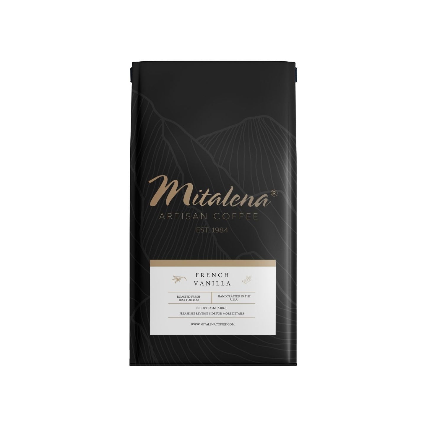 Mitalena Coffee - French Vanilla Decaf, 12 oz.