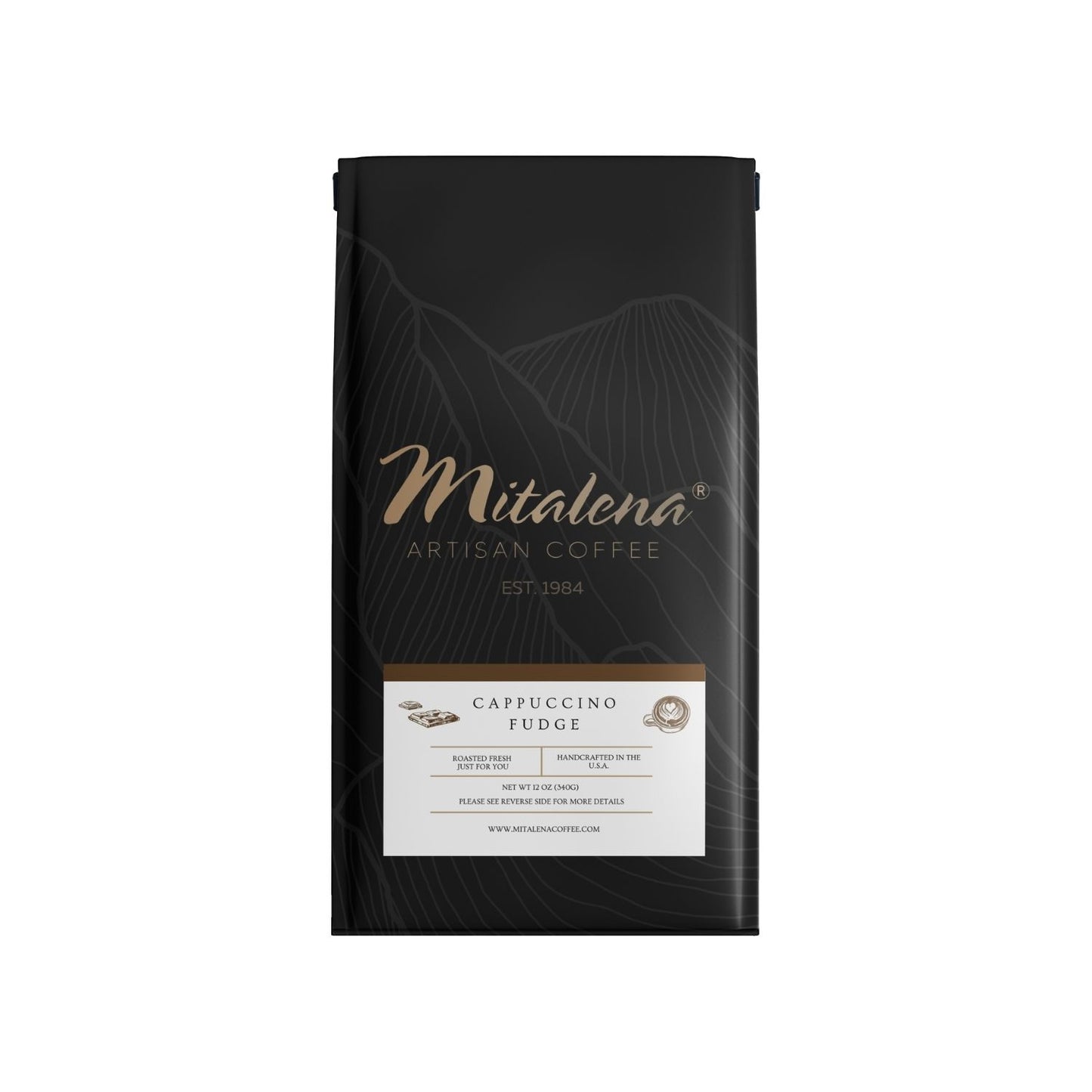 Mitalena Coffee - Cappuccino Fudge, 12 oz.