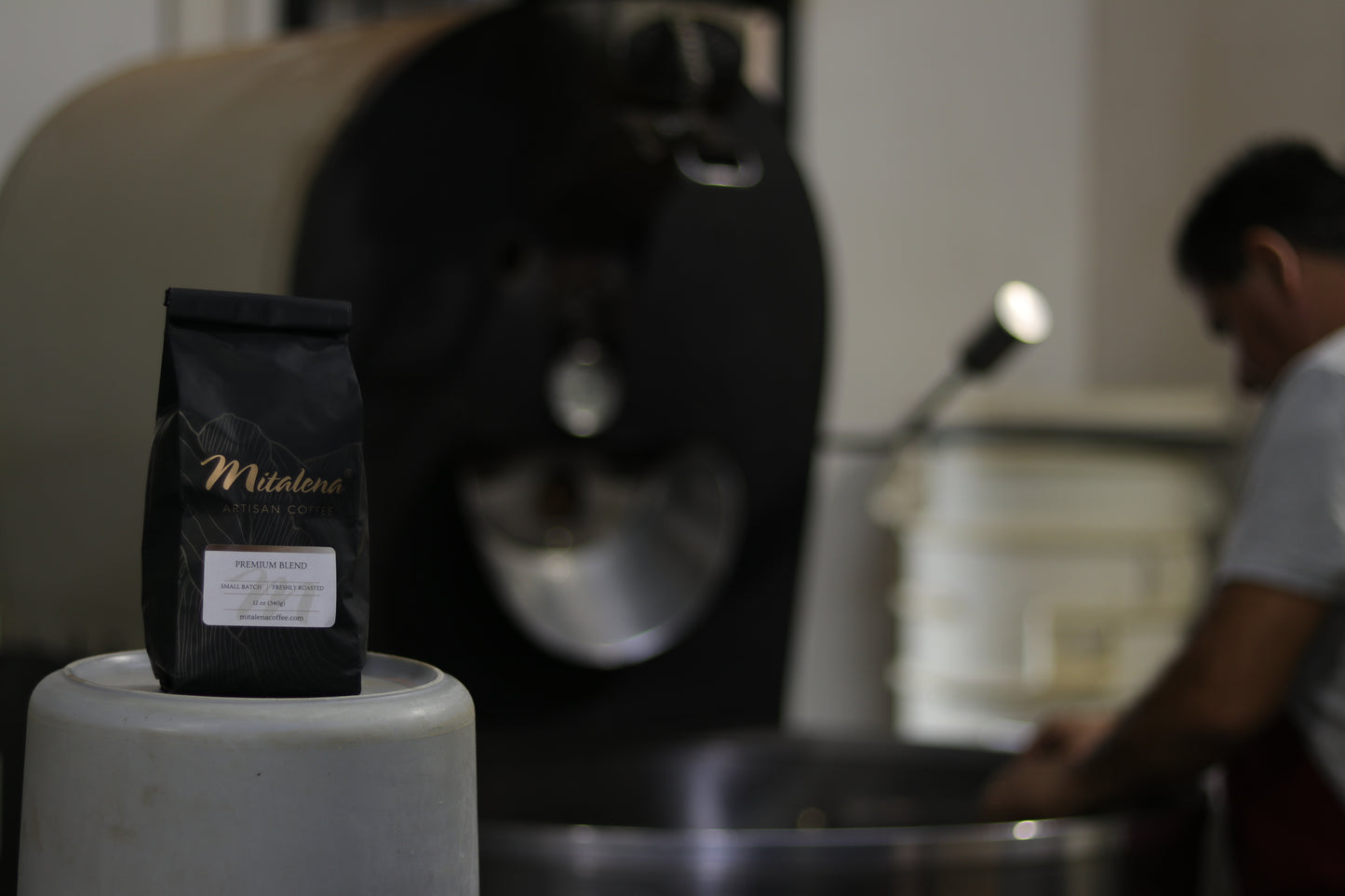 Mitalena Coffee - Low-Acid Premium Blend, 12 oz.