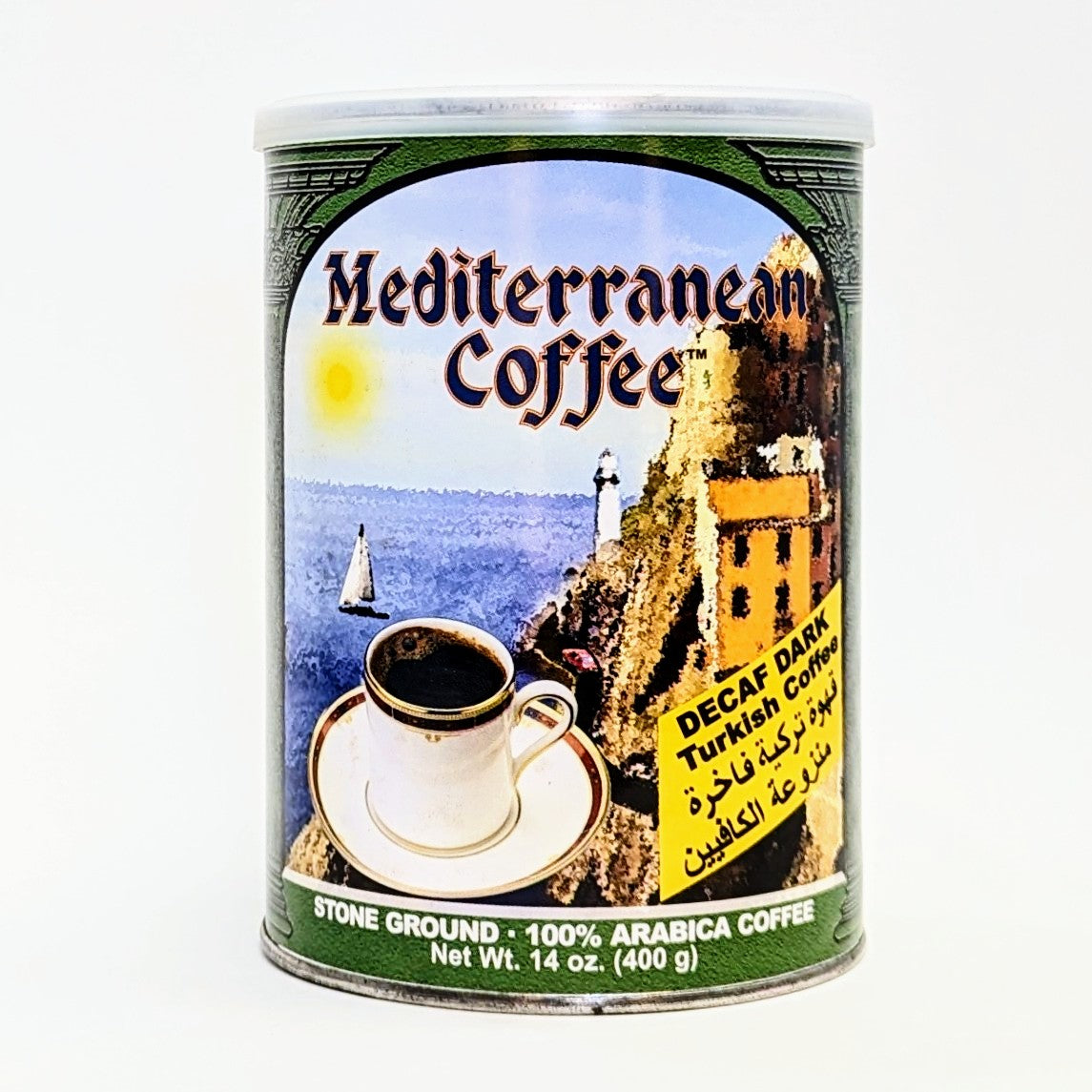 Mediterranean Coffee Turkish Decaf 14 oz, Free shipping